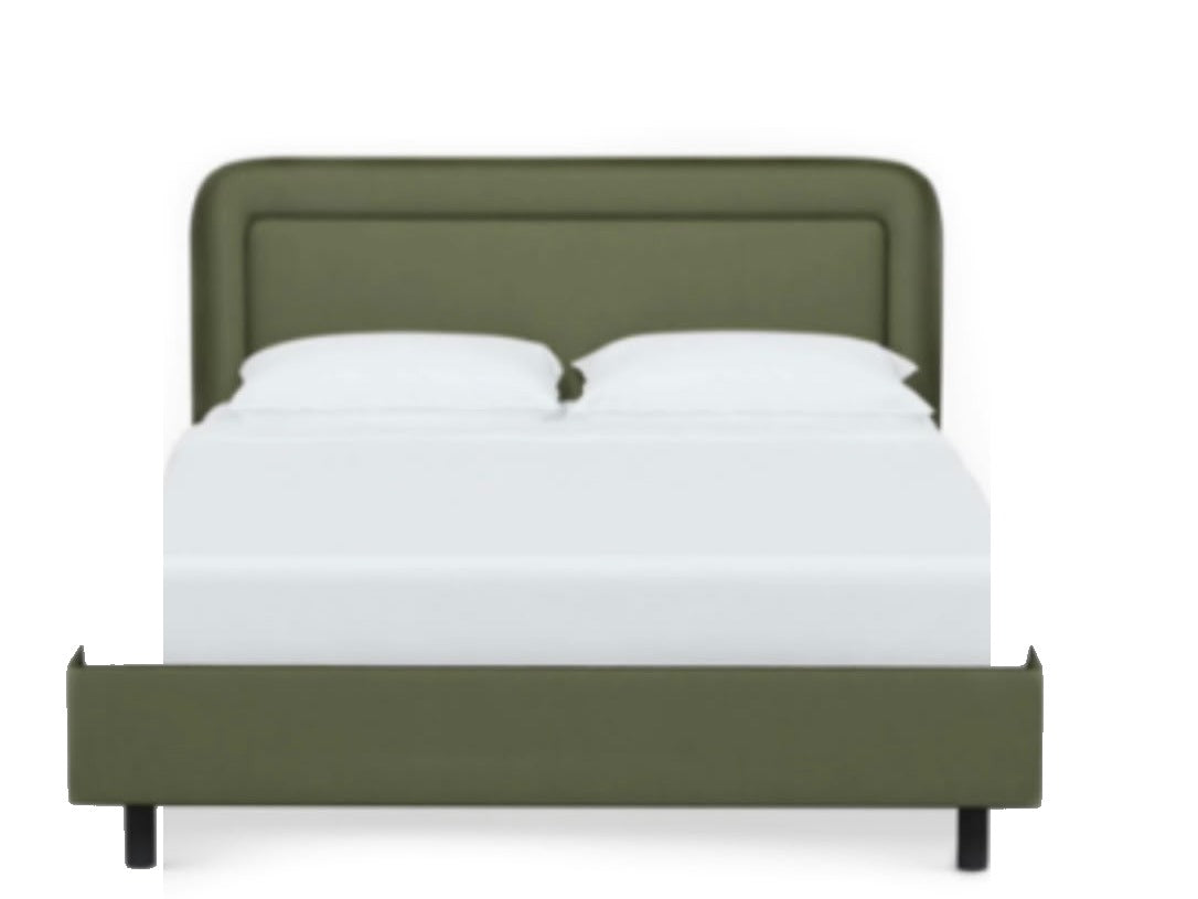 Lit vert olive 160×200